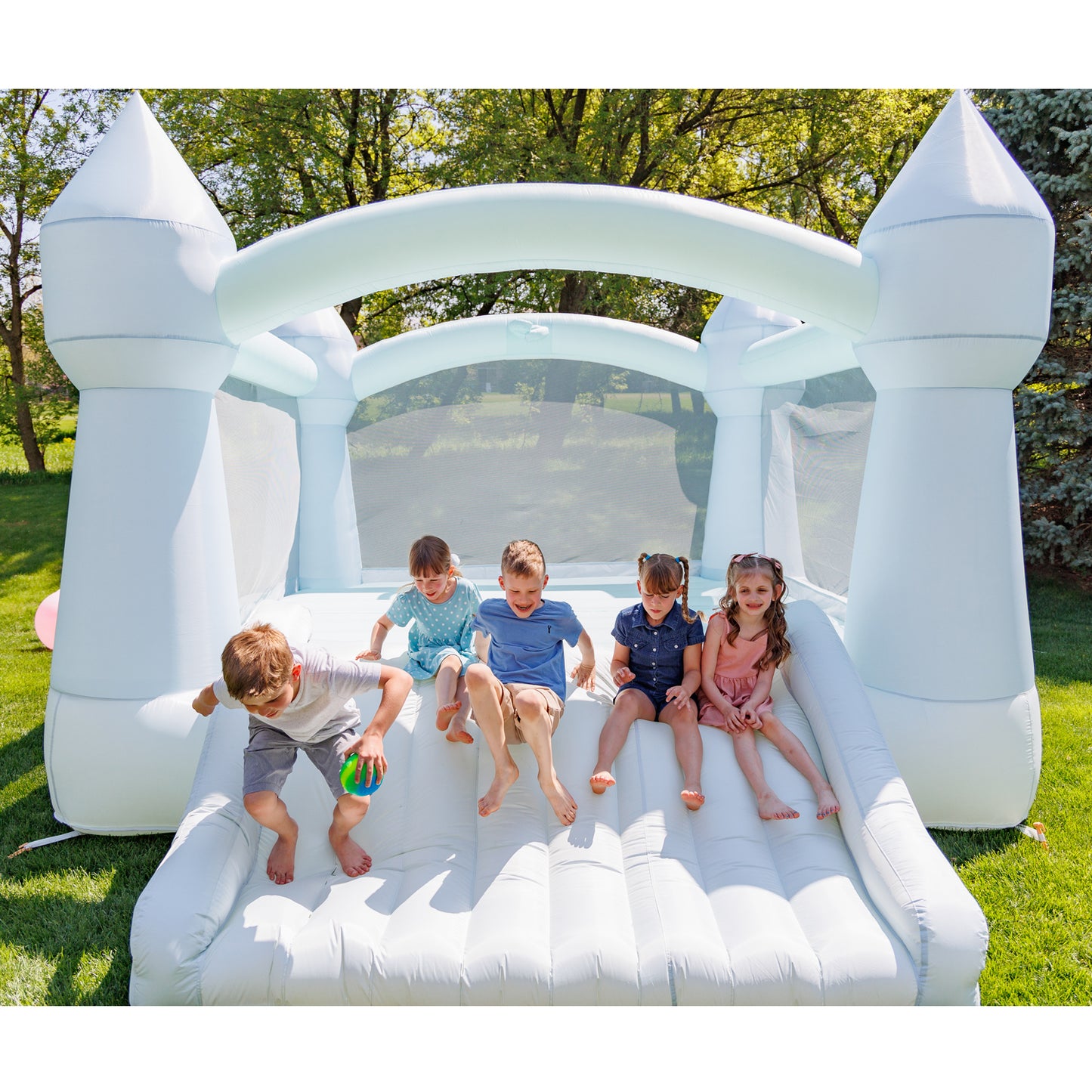 Mega Castle Bounce House | Blue