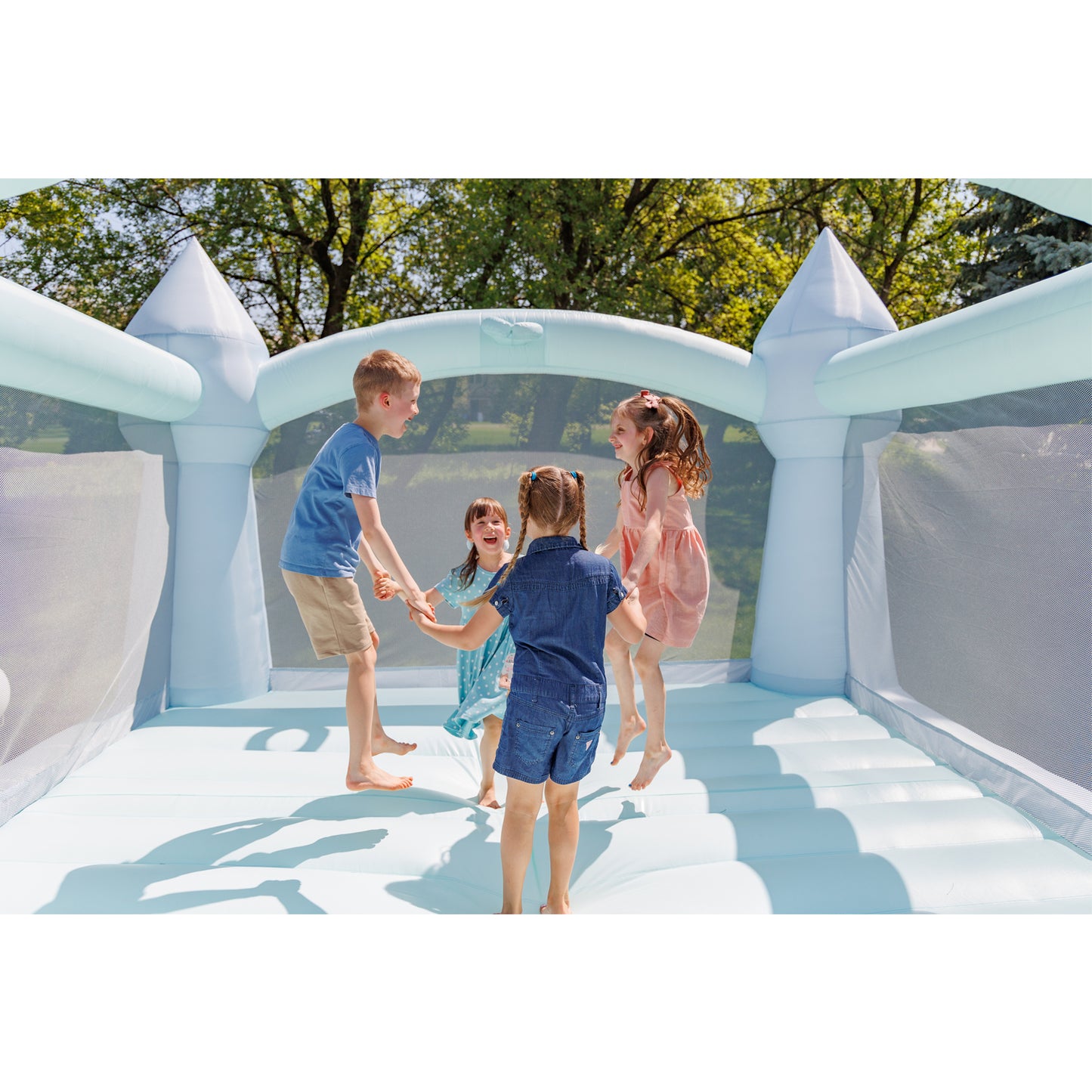 Mega Castle Bounce House | Blue