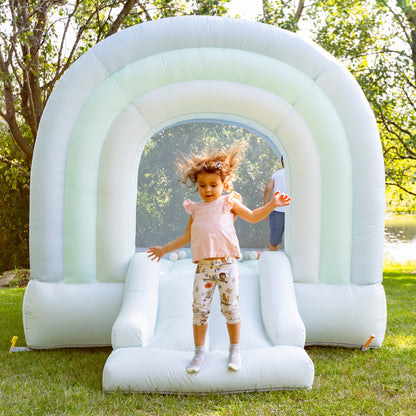 Rainbow Bounce House | Blue